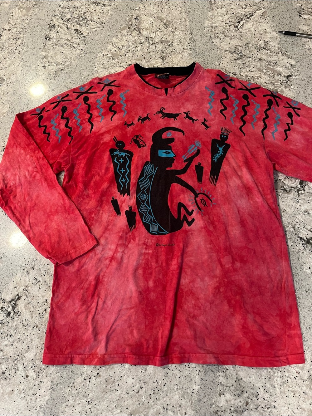 Vintage Dagoli Canada First Nations Art Long-sleeve